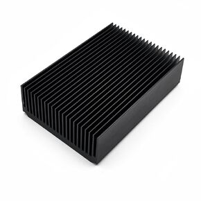 Aluminum 100mm Heatsink 3.94''x2.72''x1.06'' inch /100x69x27mm Large Heat Sink Cooling Black Oxide Radiator 22 Fin 120mm for Computer LED Chip Power Charger Router Amplifier