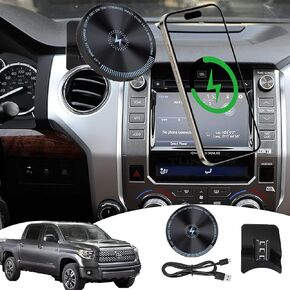 for Toyota Tundra Magnetic Wireless Charging Phone Mount Made for Toyota Tundra 2014-2021