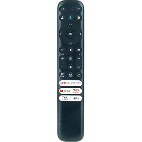Voice Replace Remote Applicable for TCL Google TV 65QM850G 75QM850G 85QM850G 98QM850G 50Q550G 55Q550G 55Q750G 58S450G 65S450G 65Q750G 75Q750G 85Q750G 55Q650G 65Q650G 75Q650G 85Q650G 65Q550G 43S450G