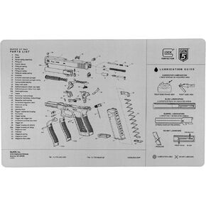 Glock Bench Mat - Gray