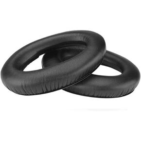 Replacement Ear Pads Compatible with Sennheiser HD380 HD380Pro PXC350 PC350SE PXE350 HME95 HMEC250 Headphones Soft Protein Leather and Memory Foam Repair Accessory Replacement Ear Pads (Black)