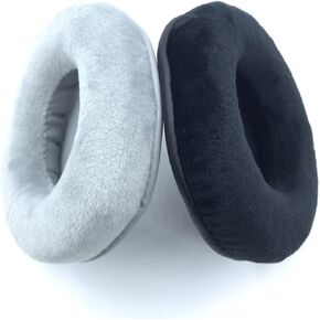 70 MM Replacement Velvet Ear Pads for ATH,Sennheiser,Sony,Logitech Headphones (70mm Black)