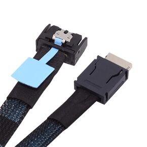 NFHK MCIO 4X Mini Cool Edge IO to U.2 SFF-8639 NVME PCIe PCI-Express Cable for Mainboard SSD