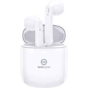 WixGear Bluetooth 5.0 Wireless Earbuds - in Ear Headphones with HD Stereo Sound, 30H Playtime, IPX5 Waterproof, Built-in Microphone, Earbuds Wireless Bluetooth for Work, Travel, Gym