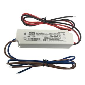 LPV-20-12 20W 12V Single Output IP67 Waterproof LED Driver Power Supply for Industrial and Outdoor Lighting