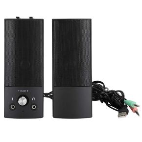 Tgoon V-117 Wired Computer Audio 3W Home Desktop Small Speaker Notebook Subwoofer for Surround Sound, Dual Mode Version
