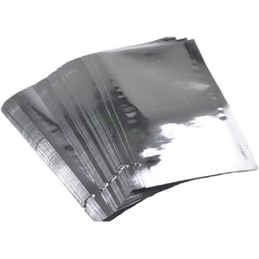 100pcs Silver Aluminum Foil Mylar Bag Vacuum Sealer Food Storage Package Safety 710cm