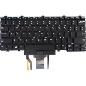 Backlit Replacement Keyboard US English Layout for Dell Latitude E5450 E5470 E7450 E7470 5490 7480,Latitude 5480 5490 5491 7480 7490 Series