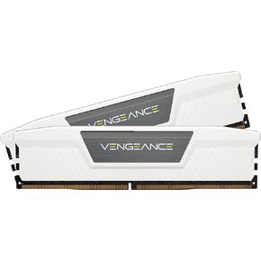 CORSAIR Vengeance DDR5 48GB (2x24GB) DDR5 6000MHz CL30 Intel XMP iCUE Compatible Computer Memory – White (CMK48GX5M2B6000C30W)