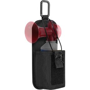 Xxerciz Nylon Pouch لمدة 8 أوقية قرن هواء ، حامل حافظة من القرن المحمولة مع حزام حزام محمل الحمل مع carabiner قابلة للتعديل لركوب القوارب والأحداث الرياضية والتخييم في الهواء الطلق