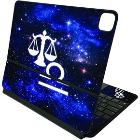 MightySkins Skin Compatible with Apple Magic Keyboard for iPad Pro 12.9" (3rd-6th Generation) - Libra | Protective, Durable, and Unique Vinyl Decal wrap Cover | Easy to Apply | Made in The USA