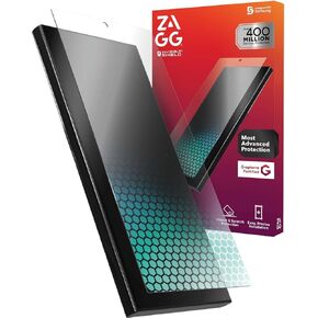 ZAGG Fusion XTR4 Samsung Galaxy S25 Ultra Screen Protector - Flexible Hybrid Protection with Graphene, Eyesafe Blue Light Filter, Anti-Reflective, Scratch Resistant, InvisibleShield, Easy Installation
