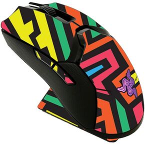 MightySkins Skin Compatible with Razer Viper Ultimate - Hyper | Protective, Durable, and Unique Vinyl Decal wrap Cover | Easy to Apply, Remove, and Change Styles | Made in The USA