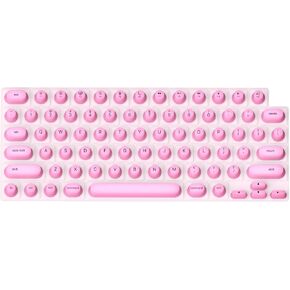 Keyboard Protector for Nail Art, Full Size Silicone Raised Keyboard Cover for MacBook Pro (White)