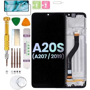 Original LCD Display Assembly for Samsung Galaxy A20S SM-A207U, SM-A207F, SM-A207G, SM-A207F/DS, SM-A207M/DS, SM-A2070 Screen Replacement kit
