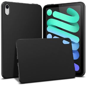 Cbus Wireless Flex-Gel Silicone Case Compatible with Apple iPad Mini (A17 Pro), iPad Mini 6th Generation (Black)
