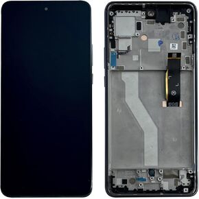 for Motorola Moto Edge 2022 Screen Replacement with Frame Edge 2022 XT2205-1 XT2205-2 LCD Screen Display Touch Digitizer Assembly with Frame Replacement Black 6.6"