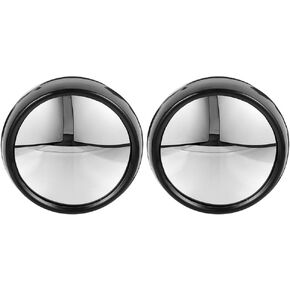 Totority 2pcs Computer Mirror Rear View Mirror Monitor Computer Magnifying Mirror Convex Mirror For Driveway Parabolic Mirror Desk Rearview Mirror Acrylic Lens Optional Office Wall Mirror