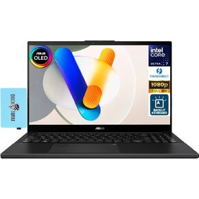 ASUS Vivobook Pro 15 Laptop 15.6" OLED FHD (16-Core Intel Ultra 7-155H, GeForce RTX 3050, 40GB DDR5, 1TB PCIe SSD, Backlit KYB, WiFi 6E, Thunderbolt 4, Win 11 Pro) w/DKZ USB Expander