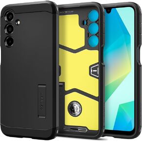 Spigen Tough Armor Designed for Galaxy A16 Case (2024) [Kickstand] [Military-Grade Protection] - Black