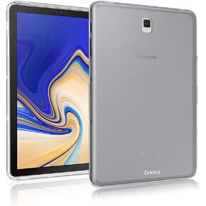 for Galaxy Tab S4 (10.5 inch) T835 T830 Case, Ultra Slim Thin Anti-Scratch TPU Rubber Soft Skin Silicone Premium Protective Case Cover for Galaxy Tab S4 (10.5 inch) (Transparent)