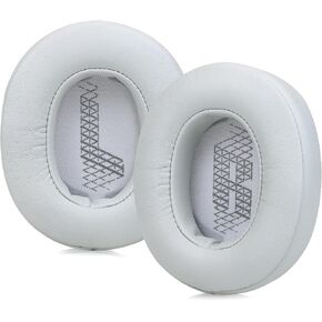 Earpads Replacement for JBL Live 500BT Wireless Over-Ear Headphones,Ear Pads Cushions with Noise Isolation Memory Foam,Soft Protein Leather-White
