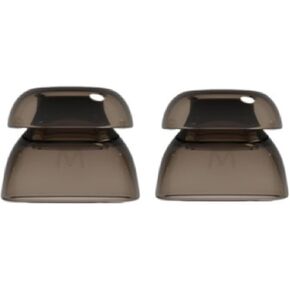 2Pcs Replacement Ear Tips Cover for Airpods 4 Earbuds 2024 & Airpods 3, Liquid Process Transparent TPE Material Ear Tips for Airpods4 NOT Fit in The Charging Case-Medium Size (Medium)