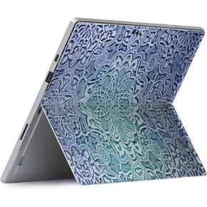 MightySkins Skin Compatible with Microsoft Surface Pro 8 - Carved Blue | Protective, Durable, and Unique Vinyl Decal wrap Cover | Easy to Apply, Remove, and Change Styles | Made in The USA