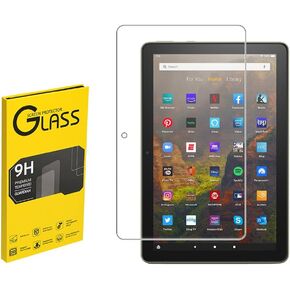 Design for Amazon Kindle Fire HD 10 2023/2021/Fire HD 10 Kids Pro/Fire HD 10 Plus Tempered Glass Screen Protector, Anti Scratch,Bubble Free,High Definition（1pcs