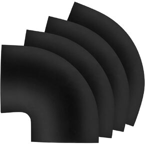 Bates- Corners for Floor Cord Covers, 4 pcs, Black, Corners for Floor Cord Covers for Wires on Floor Cord Cover, Corners for Extension Cord Cover Floor, Cord Protector Floor Cable Cover Corners