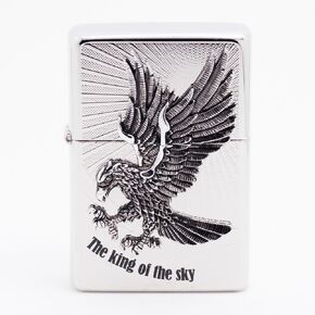 Zippo King of The Sky Sl Lighter Genuine Authentic Original Packing 6 Flints Set