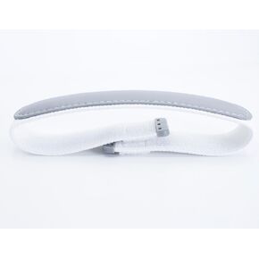 HS80 Replacement Headband pad. Compatible with Corsair HS80 RGB Wireless Headphone Headband pad. Made of Elastic Weave and Protein Leather, Repair and Replacement of Head Beam Accessories (White)