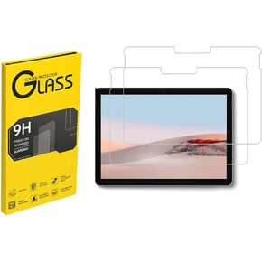 Screen Protector for Microsoft Surface Go 4/3/ 2/Surface Go (2021/2020) 10.5 Inch, Tempered Glass Film Anti Scratch,Bubble Free,High Definition（2 Pack）