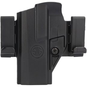 Sig Sauer P365/P365X/P365XL Ambidextrous IWB/OWB Concealed Carry Waistband Black Polymer Handgun Holster for Men & Women
