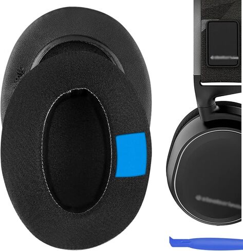Geekria Sport Extra Congle Cooling Goling Gel Pads for Steelseries Arctis Prime Arctis Pro Arctis 9x Arctis 7 Arctis 5 Arctis 3 سماعات الرأس وسائد أذن سماعات الرأس ، سماعات الرأس ، أكواب الأذن (أسود) in Kuwait