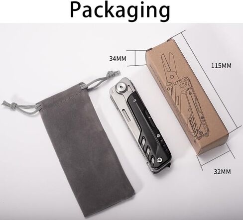 GHK12 Multitool مع مقص قابل للفصل - ضروري كل يوم تحمل معدات للرجال in Saudi Arabia