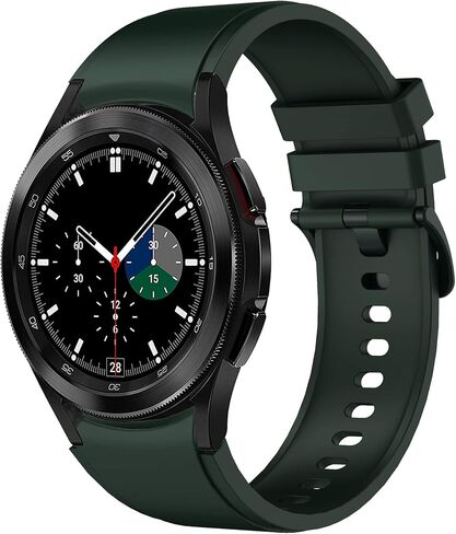 نطاقات لمراقبة Galaxy 6 Classic 47mm 43mm/Galaxy Watch 6 44 مم 40 مم ، و 20 ملم سيليكون لا يوجد فرق ساعة Gap for Galaxy Watch 5 40mm 44mm/Galaxy Watch 5 Pro 45mm فرق الرجال الرجال in Kuwait