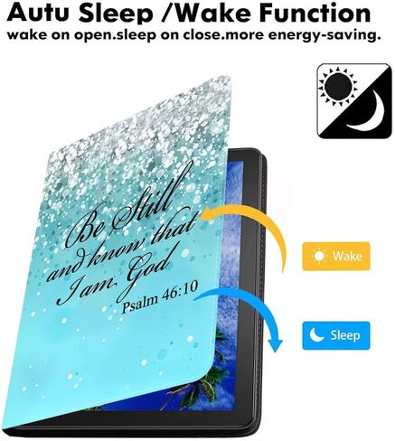 Case for Samsung Galaxy Tab S9 11 Inch 2023 (SM-X710/X716B/X718U), Slim PU Leather Stand Cover with Auto Wake/Sleep for Galaxy Tab S9 2023, Duck Hunting Camouflage Shotgun Bullets Decoy in Kuwait