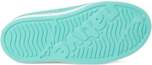 Native Shoes Kids Jefferson (طفل صغير/طفل كبير) - أحذية للأطفال - جزء علوي من مادة EVA - بطانة ونعل داخلي من مادة EVA أزرق داكن/أبيض 13 Little Kid M in Kuwait