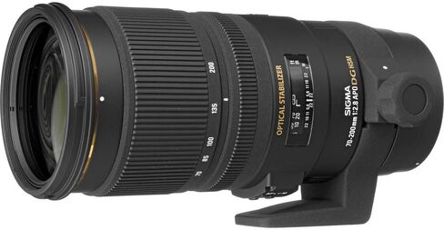 Sigma apo 70-200mm f/2.8 ex dg os hsm lens for nikon f bundle مع علبة العدسة + بطاقة ذاكرة 32 جيجابايت + قارئ بطاقة USB ، sd/microsd + المزيد in Kuwait