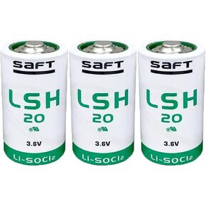 <- 3 pcs ->LSH20 3.6V 13000mAh Size D Lithium Battery Non-Rechargeable for Saft LSH 20 LSH20 Battery