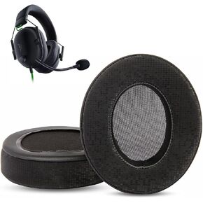 Earpads Replacement Cushion Compatible with Razer Blackshark V2X Headset Ear Pads with Softer Protein Leather/Memory Foam