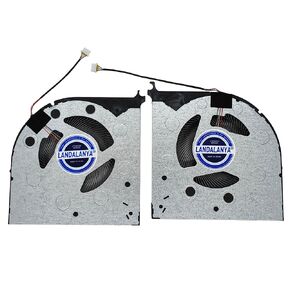 Replacement New Laptop CPU and GPU Cooling Fan for Lenovo Legion 7i Y9000K 2020H Legion C7 7-15IMH05 Legion 7-IMHG05 2060 2070 2080 Series NS8CC11-20C03 NS8CC12-19F16 DC12V 0.5A Fan