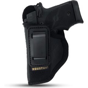 IWB Tuckable Gun Holster for Men Concealed Carry S&W Bodyguard, Taurus TCP, Sig P238, Jimenez JA, PPK380, Ruger LCP II - Gun Holster for Women/Men - Concealed Holsters by Houston (Left)