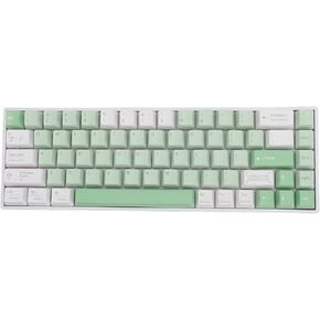 Zunate 60% Gaming Mechanical Keyboard, Triple Mode BT5.0/2.4G Cordless/USB C Hot Swappable Mechanical Keyboard, Red Switch, 68 Key RGB Backlit Keyboard for Win 2000 ME