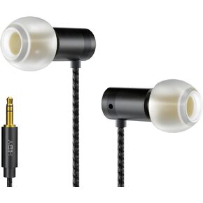 HiBy Yves HiFi in-Ear Monitors Wired with Titanium Drivers 6mm Micro-Dynamic N52 Magnet Dual-Density Ear Tips for Earphones Enthusiasts