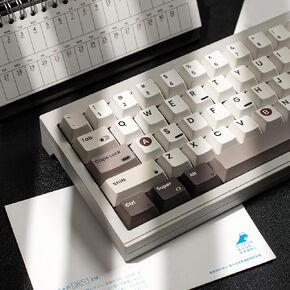 Sumgsn 129 Key PBT Dye Sub Keycaps Retro Gaming Keycap Set Cherry Profile Fit for 61/64/87/104/108 Cherry Mx Gateron Switches Mechanical Keyboard