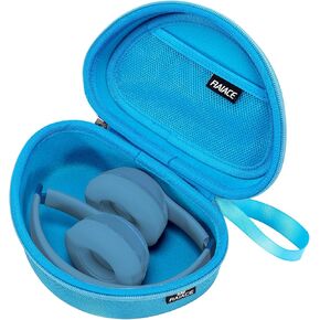 RAIACE Hard Travel Storage Case Compatible with TOZO HT2 / Beats Solo 4 / Picun P26 / Beats Studio Pro Headphones, Protective Carrying Bag. (case only) (Blue)