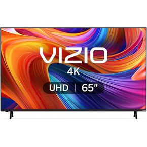 VIZIO 65" Class 4K UHD LED HDR Smart TV, with Wi-Fi 6, VIZIO SmartCast OS, VIZIO Voice Remote, 3 x HDMI 2.1 Inputs - V4K65M-0804 (Renewed)