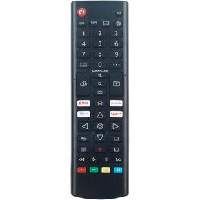 AKB76040301 Replacement Remote Compatible with LG Smart TV 65UP8000PUR 60UP7700PUB 32LQ63006LA 32LM627BPUA 86UQ91006LA 55UQ75006LF 28TQ515S 24TQ520S 27TQ615S 27TQ625S 24TQ510S
